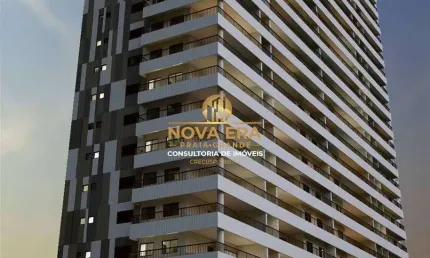 Pé na areia, 33 mil entrada, 2 dorm, 1suite , 2 vagas sacada e lazer completo
