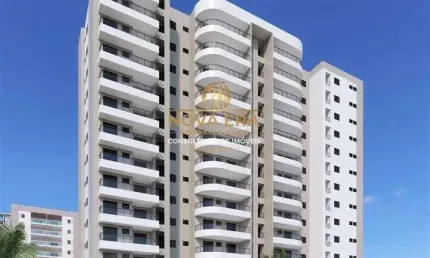 Pe na Areia, Vista Mar R$ 90 Mil De Entrada - 2 Dormts, Varanda gourmet, 1 vaga