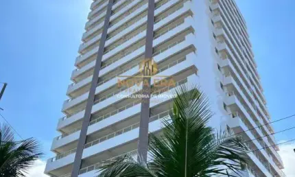 Alto Padrão Frente Mar - 1 Dormt Suíte C/Varanda Gourmet, 1 vaga, lazer top