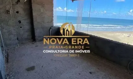 Frente Mar! R$ 127 mil de entrada - 2 dorm, 1 suíte c/varanda, lazer completo