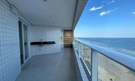 Frente Mar R$ 615 Mil - 2 Dormts 1 suíte C/Varanda Gourmet, 1 Vaga, Lazer Top