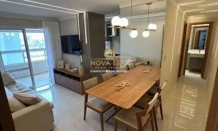 Boqueirão !! R$ 70 Mil Entrada - 1 Dormt C/Varanda Gourmet, 1 vaga