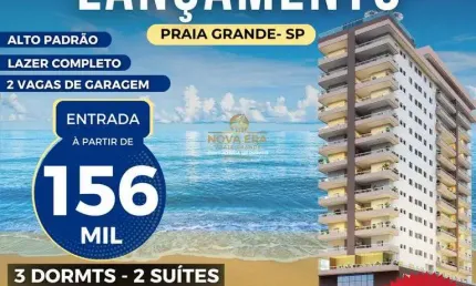 Alto Padrão Frente Mar R$ 159 Mil De Entrada - 3 Dormts 2 Suítes, VISTA MAR
