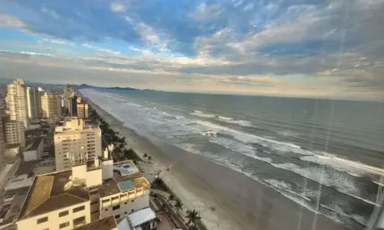FRENTE MAR! MOBILIADO 3 SUÍTES 2 VAGAS SACADA GOURMET LAZER COMPLETO- CAIÇARA