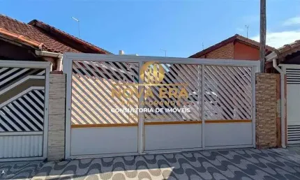 CASA GEMINADA 1 QUADRA DA PRAIA! 2 DORM C/1 SUITE, CHURRASQUEIRA 2 VAGAS GARAGEM