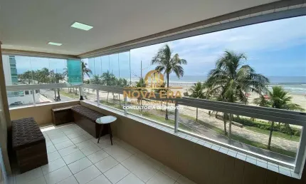Frente mar!!! maravilhoso apto 3dormt, vista mar, lazer na cobertura r$ 1.2 mil.