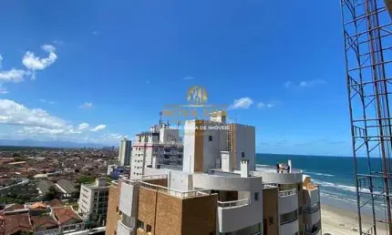 Frente mar!1 suíte com varanda gourmet lazer completo fino acabamento