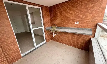 Pronto para morar na guilhermina 1 dormt varanda com vista totalmente  livre