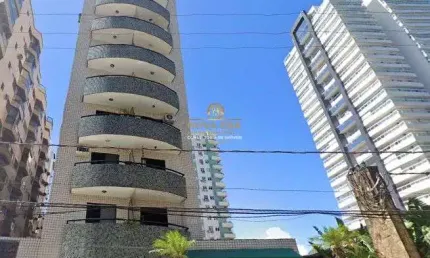 CANTO DO FORTE, próxima à praia, sala 2 ambientes, 2 dorm, 1 vaga, 339 mil