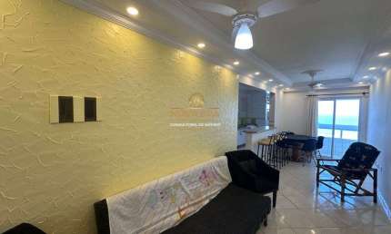 FRENTE MAR, MOBILIADO, 2 dorm, 1 suíte, 1 vaga, R$ 555 mil à vista