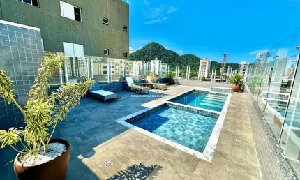 Canto do forte! r$ 345 mil 1 dormt c/varanda gourmet, 1 vaga, lazer top