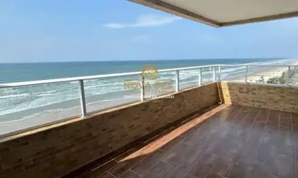 FRENTE MAR !!! PÉ NA AREIA VISTA TOTAL APENAS R$ 290 MIL DE ENTRADA 2DORM 1SUITE