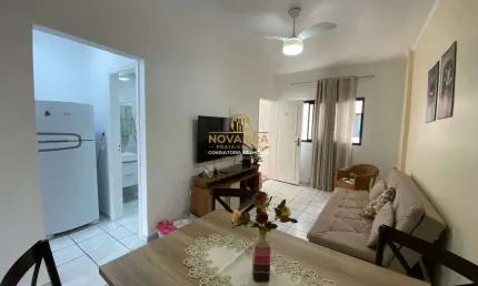 EXECELENTE OPORTUNIDADE NA MIRIM!50 M² DA PRAIAA,1DORM,PISCINA,ELEVADOR