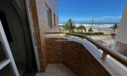 VISTA MAR !!! 1 DORMITORIO MOBILIADO, PREDIO FRENTE MAR. APENAS R$ 325 MIL