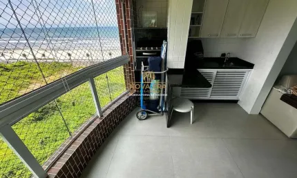 Frente Mar! Maravilhoso, Mobiliado, Porteira Fechada 535 Mil, 2 Dormts, Lazer