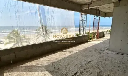 EXCLUSIVO, FRENTE MAR, R$ 117 MIL DE ENTRADA, 3 SUITES, 137M²a.u, PORCELANATO