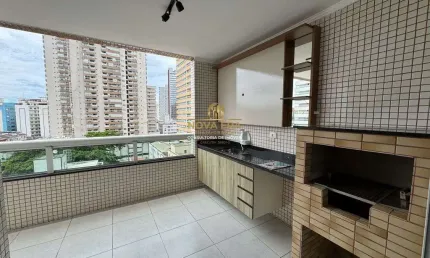 Boqueirão, 3 dormitórios c/ 2 suítes, 2 vagas, planejados, sacada envidraçada