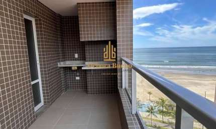FRENTE E VISTA MAR ! SÓ R$ 4.000 PACOTE - 2 Dormts 1 Suíte, 2 Vagas, lazer top