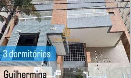 LOCAÇÃO DEFINITIVA SEM CAUÇÃO,  GUILHERMINA,  MARAVILHOSO 3 DORMT, 2  VAGAS