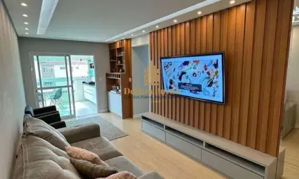 Boqueirão Mobiliado R$ 720 Mil - 2 dorm 1 suíte C/Varanda &amp; Lazer de clube
