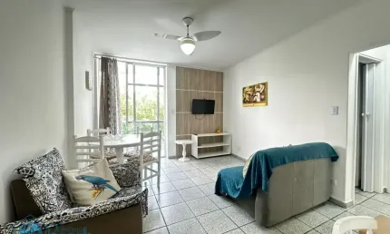 Apartamento com 1 quarto à venda na Avenida Leomil, Pitangueiras, Guarujá