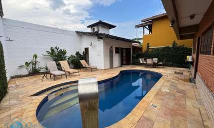 Casa em condomínio fechado com 4 quartos à venda na Rua Sylvia Sayão, Balneario Praia do Perequê, Guarujá