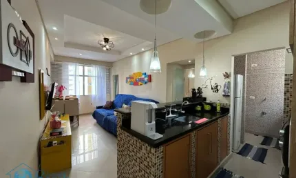 Apartamento com 1 quarto à venda na Rua Rodrigues Alves, Pitangueiras, Guarujá