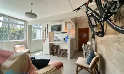 Apartamento com 2 quartos para alugar na Avenida General Rondon, Vila Alzira, Guarujá