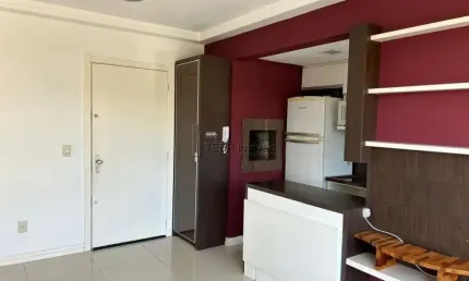 Apartamento Padrão 1 dormitório MOBILIADO e com churrasqueira e garagem