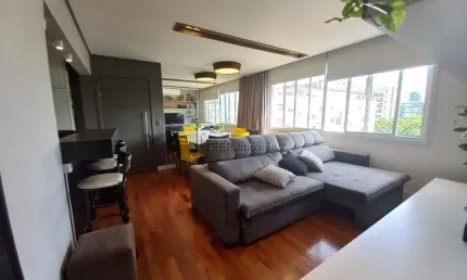 Apartamento Padrão 3 dormitórios suíte MOBILIADO gabinete churrasqueira garagem