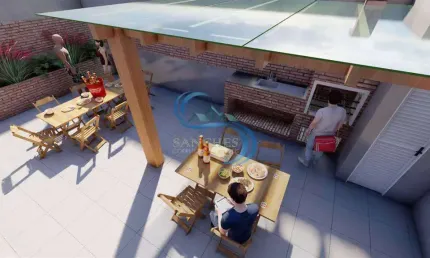 Casa de Condomínio com 2 dorms, Maracanã, Praia Grande - R$ 275 mil, Cod: 5047