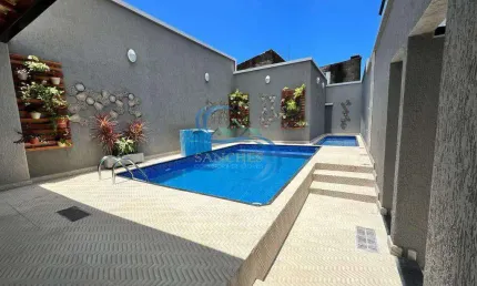 Casa de Condomínio com 2 quartos, Maracanã, Praia Grande - R$ 330 mil, Cod: 5155