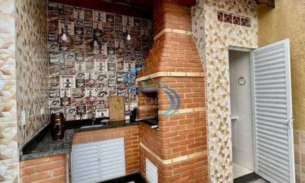 Sobrado com 3 dorms, Solemar, Praia Grande - R$ 420 mil, Cod: 5168