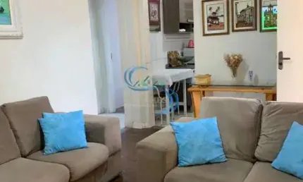 Apartamento com 2 dorms, centro, são vicente - r$ 250 mil, cod: 5469