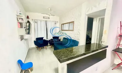 Apartamento com 1 dorm, Caiçara, Praia Grande - R$ 215 mil, Cod: 5527