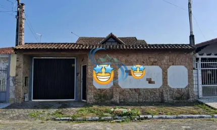 Casa com 3 dorms, Real, Praia Grande - R$ 600 mil, Cod: 5966