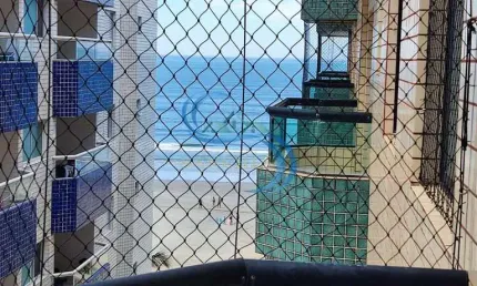 Apart.vista mar, jd real praia grande - r$ 300 mil, cod: 6369