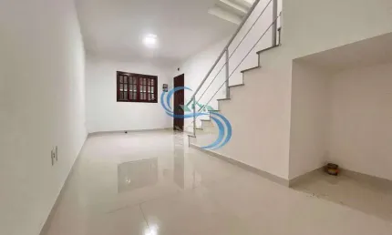 Sobrado com 2 quartos, balneário maracanã, praia grande