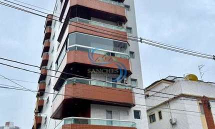 Apartamento com 2 quartos, Guilhermina, Praia Grande - R$ 355 mil, Cod: 6800