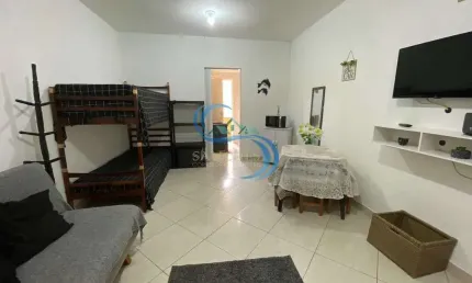 Kitnet com 1 quarto, Caiçara, Praia Grande - R$ 195 mil, Cod: 6835