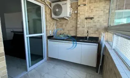 Apartamento com 1 quarto, caiçara, praia grande - r$ 360 mil, cod: 6845