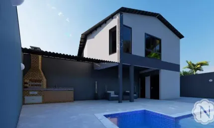 Casa à venda com 3 quartos no bairro Jardim Suarão (Praia)