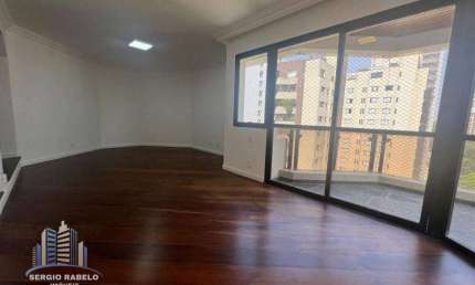 Apartamento com 4 dormitórios para alugar, 200 m² por R$ 14.157,97/mês - Moema - São Paulo/SP