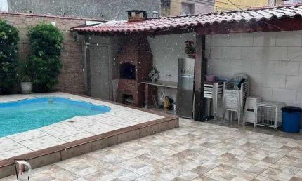 Sobrado à venda em santo andré, vila humaitá, com 3 quartos, 287m²