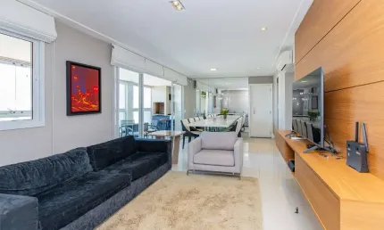 Apartamento tipo para venda em Brooklin com 3 quartos, sendo 3 suítes, 138m²