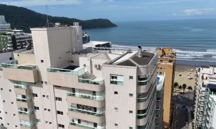 Cobertura para venda em Canto do Forte com 3 quartos, sendo 3 suítes, 225m²