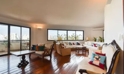 Apartamento tipo para venda em Pacaembu com 4 quartos, sendo 4 suítes, 379m²