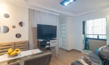 Apartamento tipo para venda em taboão com 2 quartos, sendo 1 suíte, 54m²