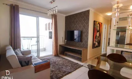 Apartamento de 2 dormitórios, sendo 1 suíte, com sacada e churrasqueira, andar super , jardim das vertentes, 2 quartos, 63m² 1 vag. desocupado.