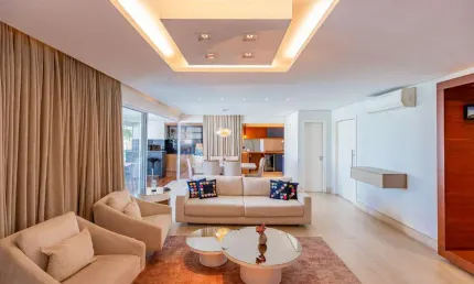 Apartamento tipo para venda em campo belo com 3 quartos, sendo 3 suítes, 194m²